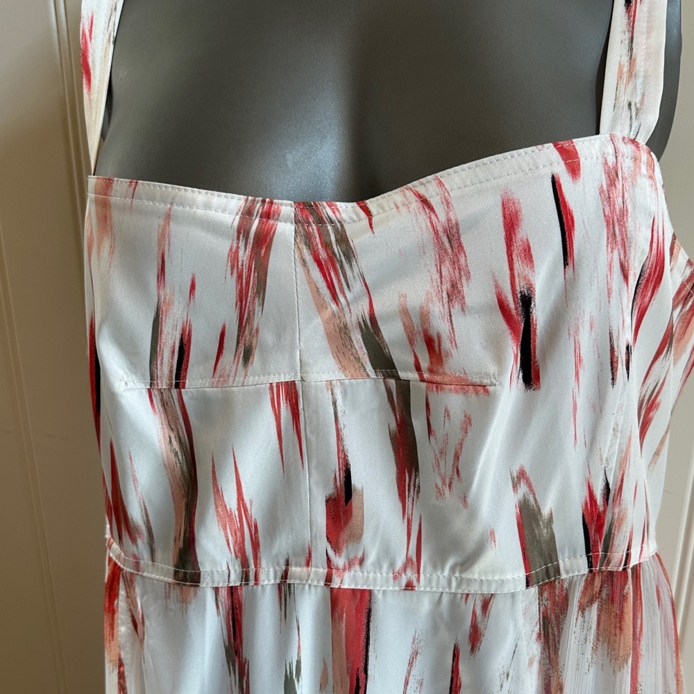 Elegant Multicolor Sleeveless Dress - Picture 3 of 5